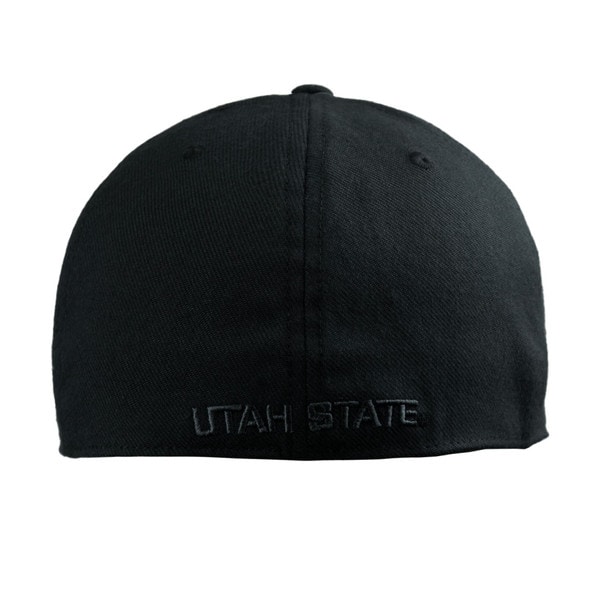 Aggie Bull Nike Fitted Cap All Black Monochrome